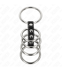 KINK 5 ANILLOS PENE 37 CM A 5 CM METAL CONECTADOS POR CUERO