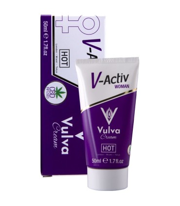 HOT CREMA PARA VULVA CON CBD 50 ML