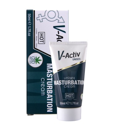 HOT CREMA DE MASTURBACION CON CBD UNISEX 100 ML