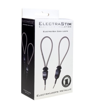 ELECTRASTIM ELECTRALOOPS E STIM ANILLOS METALICOS AJUSTABLES PARA EL PENE
