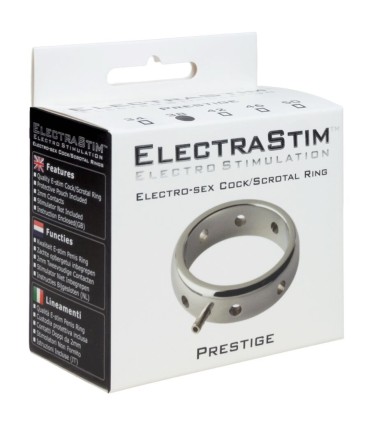 ELECTRASTIM PRESTIGE ANILLO ELECTROMAGNETICO DE METAL PARA EL PENE 46 MM