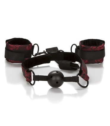 CALEXOTICS SCANDAL MORDAZA DE BOLA TRANSPIRABLE CON ESPOSAS