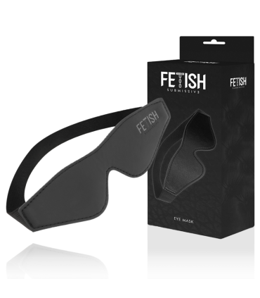 FETISH SUBMISSIVE ANTIFAZ CUERO VEGANO CON FORRO DE NEOPRENO