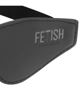 FETISH SUBMISSIVE ANTIFAZ CUERO VEGANO CON FORRO DE NEOPRENO