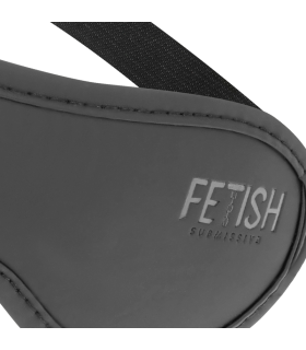 FETISH SUBMISSIVE ANTIFAZ CUERO VEGANO II CON FORRO DE NEOPRENO