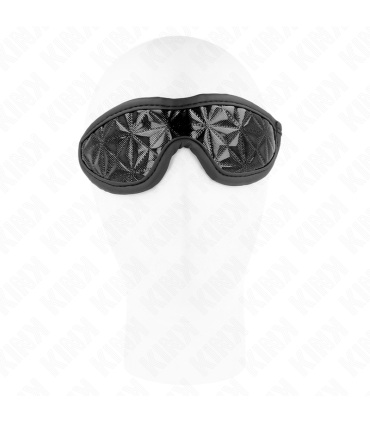 KINK VENDA CON PATRON DE DIAMANTES NEGRO 205 x 6 CM