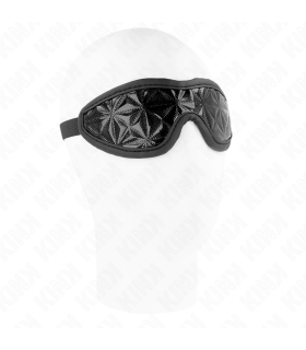 KINK VENDA CON PATRON DE DIAMANTES NEGRO 205 x 6 CM