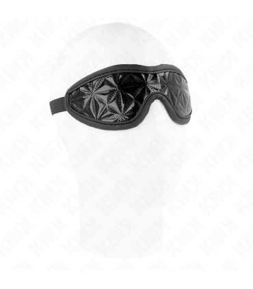 KINK VENDA CON PATRON DE DIAMANTES NEGRO 205 x 6 CM