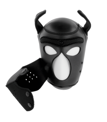 DARKNESS MASCARA PERRO DE NEOPRENO CON HOCICO EXTRAIBLE L