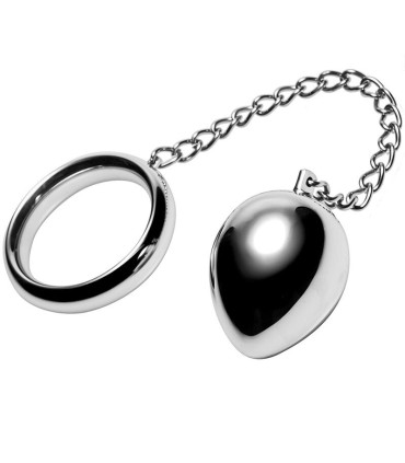 METAL HARD COCK RING 45MM CADENA CON BOLA METAL