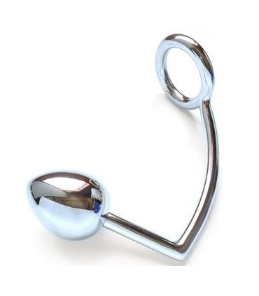 METAL HARD ANILLO CON GANCHO ANAL 45MM