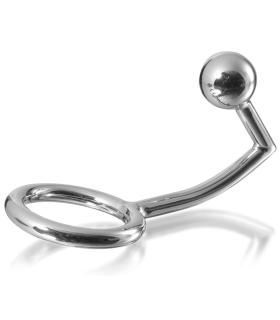 METAL HARD COCK RING ANILLO CON GANCHO INTRUDER ANAL 40MM