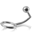 METAL HARD - COCK RING ANILLO CON GANCHO INTRUDER ANAL 40MM