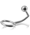 METAL HARD - COCK RING ANILLO CON GANCHO INTRUDER ANAL 45MM