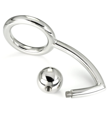 METAL HARD COCK RING ANILLO CON GANCHO INTRUDER ANAL 45MM