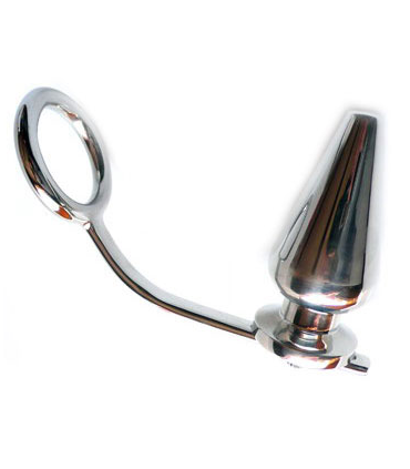 METAL HARD ANILLO ACERO CON PLUG ANAL 45 X 50MM