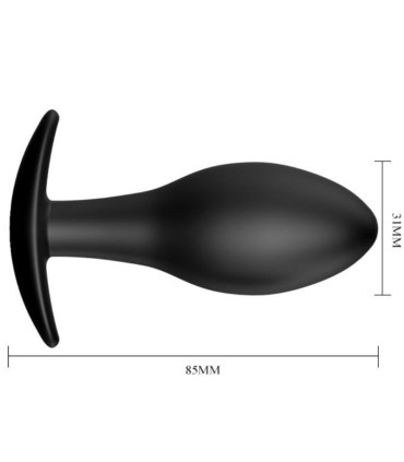 PRETTY LOVE PLUG ANAL SILICONA ANCLA 85 CM NEGRO