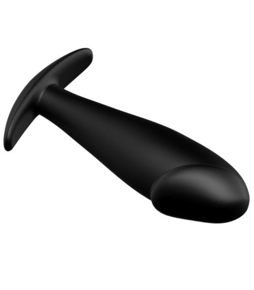 PRETTY LOVE PLUG ANAL SILICONA FORMA PENE Y 12 MODOS VIBRACION NEGRO