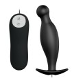 PRETTY LOVE - PLUG ANAL SILICONA 12 MODOS VIBRACIÓN NEGRO