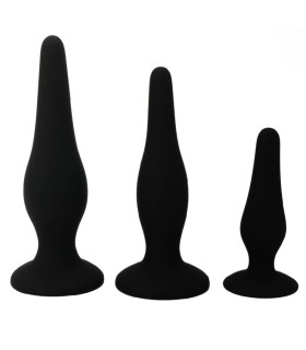 PRETTY LOVE KIT INICIACION ANAL PLUGS SILICONA