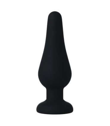 INTENSE ANAL PLUG PIPO M SILICONE NEGRO 11 CM