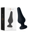 INTENSE - ANAL PLUG PIPO L SILICONE NEGRO 13 CM
