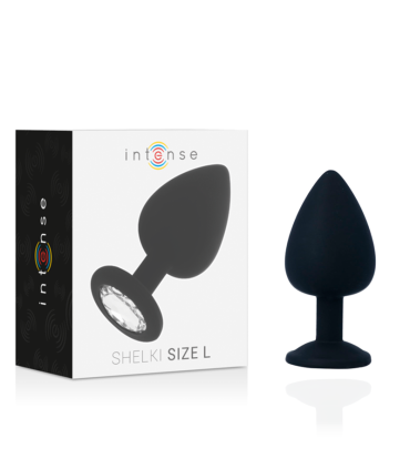 INTENSE SHELKI L PLUG ANAL NEGRO