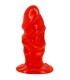 BAILE PLUG ANAL UNISEX CON VENTOSA ROJO