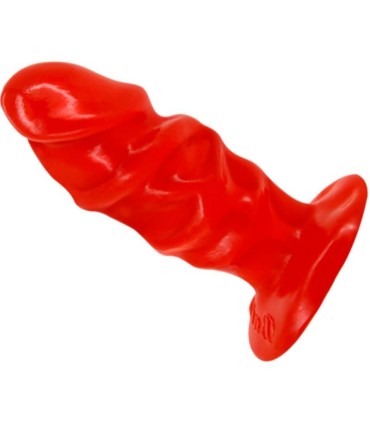 BAILE PLUG ANAL UNISEX CON VENTOSA ROJO