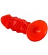 BAILE PLUG ANAL UNISEX CON VENTOSA ROJO