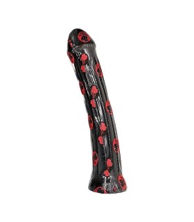 ALL BLACK PLUG DILDO 31 CM