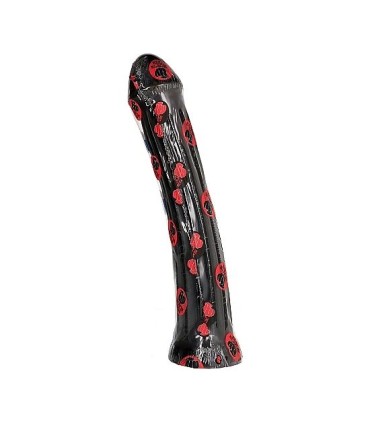 ALL BLACK PLUG DILDO 31 CM