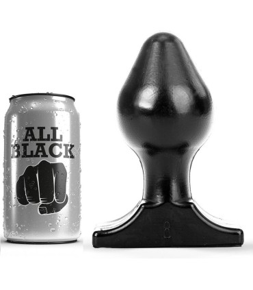 ALL BLACK ANAL PLUG 16X8 CM