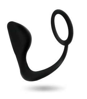 ADDICTED TOYS PLUG ANAL CON ANILLO PENE NEGRO