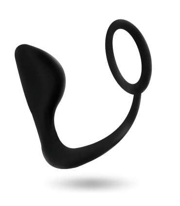 ADDICTED TOYS PLUG ANAL CON ANILLO PENE NEGRO