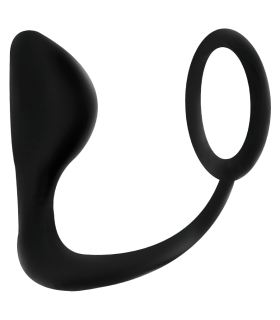 ADDICTED TOYS PLUG ANAL CON ANILLO PENE NEGRO
