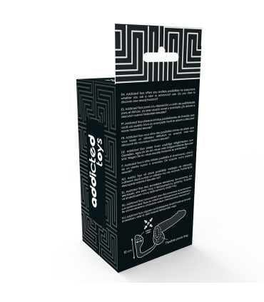 ADDICTED TOYS PLUG ANAL CON ANILLO PENE NEGRO