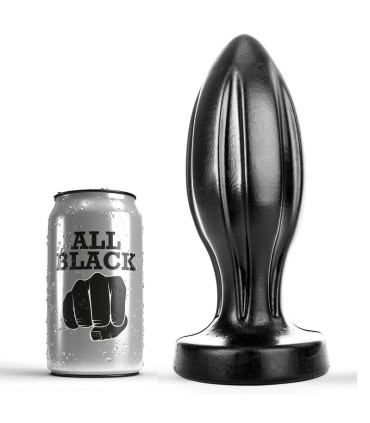 ALL BLACK ANAL PLUG 21 CM