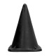 ALL BLACK PLUG TRIANGULAR 30 CM