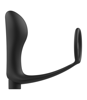 ADDICTED TOYS ANILLA PENE CON PLUG ANAL CONTROL REMOTO NEGRO RECARGABLE
