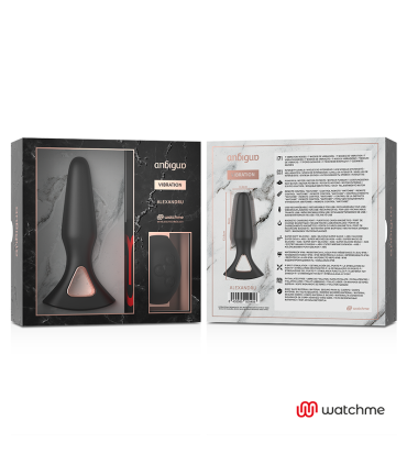 ANBIGUO WATCHME CONTROL REMOTO VIBRADOR PLUG ANAL ALEXANDRU
