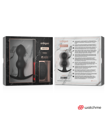 ANBIGUO WATCHME CONTROL REMOTO PLUG VIBRADOR ANAL TIBERIO