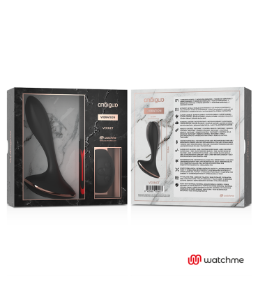 ANBIGUO WATCHME CONTROL REMOTO VIBRADOR PLUG ANAL VERNET