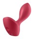 SATISFYER BACKDOOR LOVER PLUG ANAL VIBRADOR ROJO