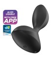 SATISFYER - SWEET SEAL PLUG VIBRADOR APP NEGRO