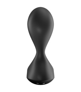 SATISFYER SWEET SEAL PLUG VIBRADOR APP NEGRO