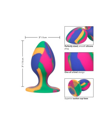 CALEXOTICS CHEEKY MEDIUM TIE DYE PLUG ANAL