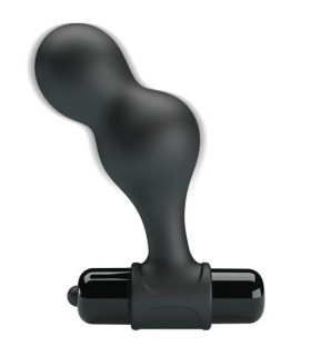 MR PLAY PLUG ANAL VIBRADOR DE SILICONA NEGRO