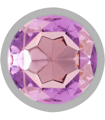INTENSE PLUG ANAL METAL ALUMINIO CON CRISTAL VIOLETA TALLA S