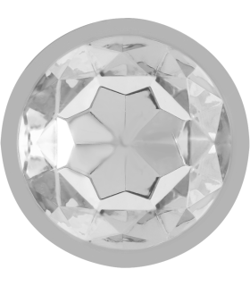 INTENSE PLUG ANAL METAL ALUMINIO CON CRISTAL PLATA TALLA L